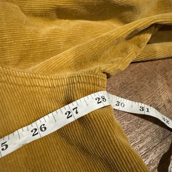 Universal Thread Yellow Corduroy Jacket 4X Chore Coat Pockets Buttons Cottage - Picture 8 of 10
